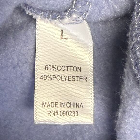 Pac Sun lavender hoodie peace ying yang purple cozy hippie women’s size large - Picture 4 of 4